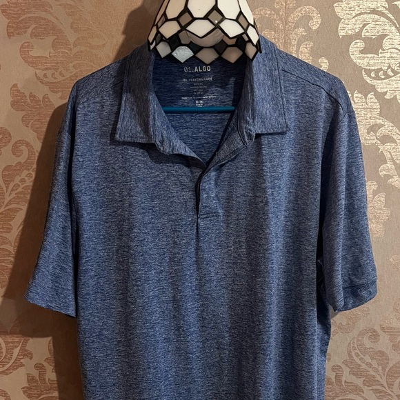 Algo Other - 01. ALGO blue collar short sleeve shirt.40